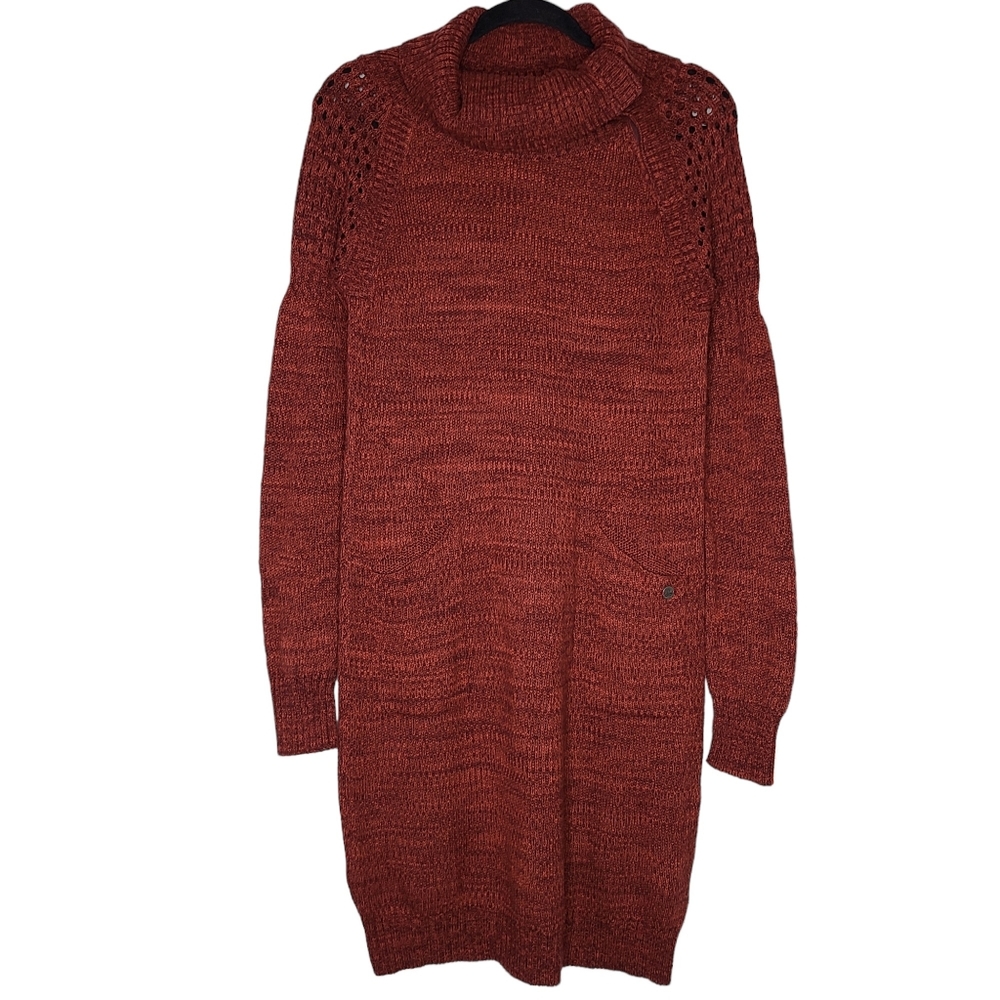 Prana Archer Dress Red Umber W33170235 Large NWT